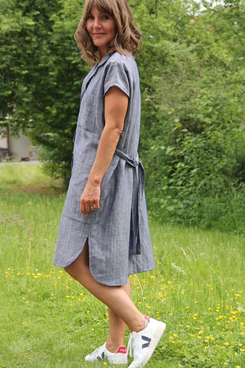 No31 Blusenkleid mit Knopfverschluss