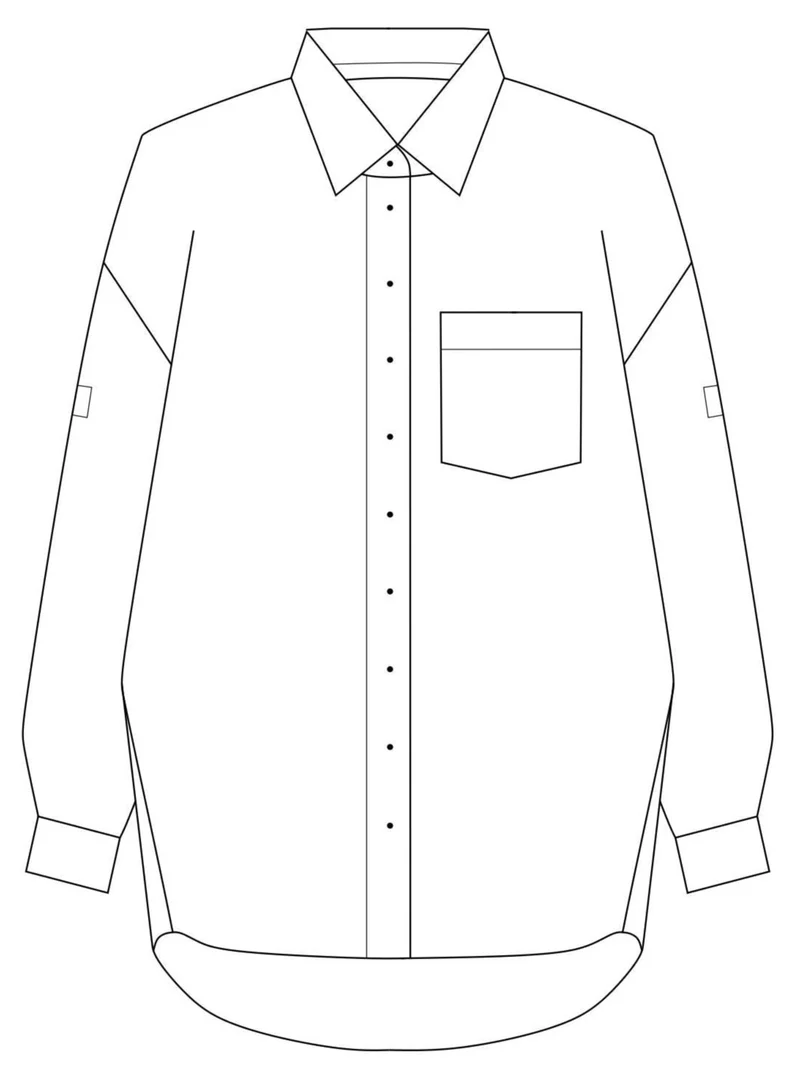 No11 Oversize Bluse