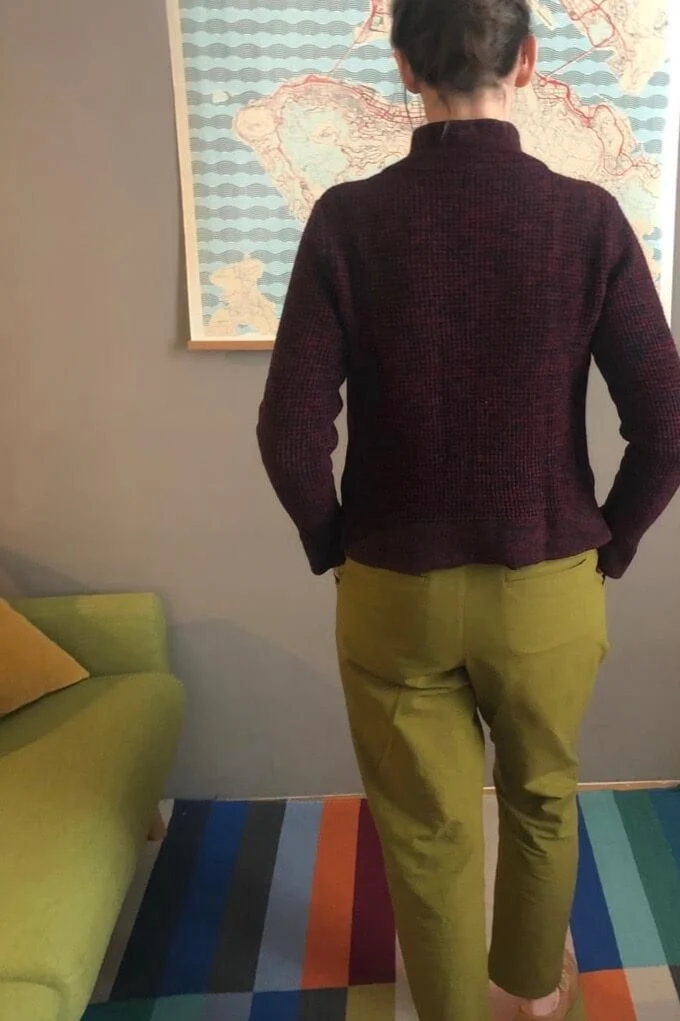 No8 Hose mit schrägem Verschluss
