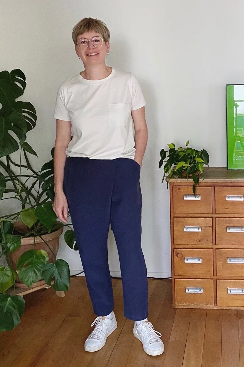 No8 Hose mit schrägem Verschluss