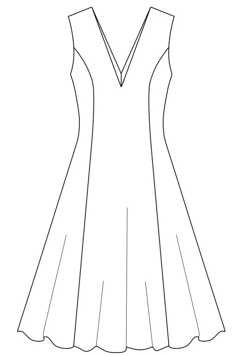 No41 Kleid mit Wienernaht