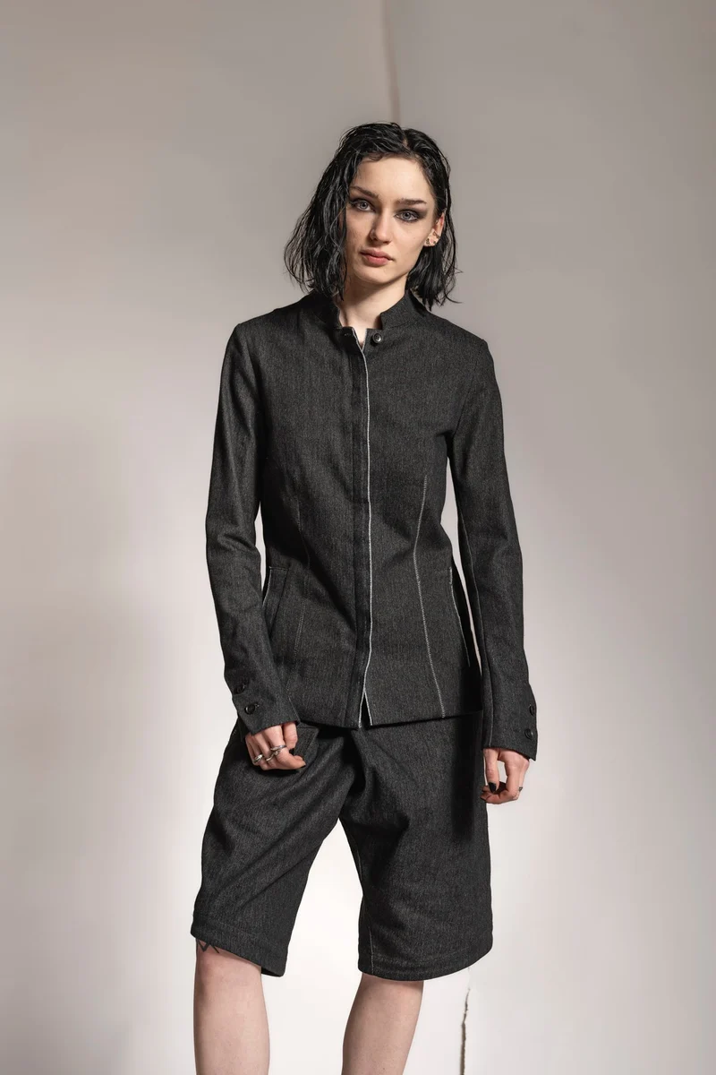 eigensinnig wien | Sontag | Designer Jeansjacke für Damen in Grau