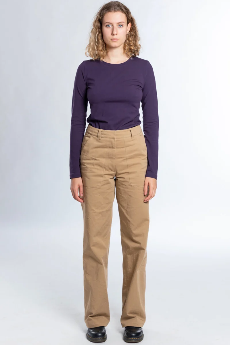 No65 weite Hose mit Taschen