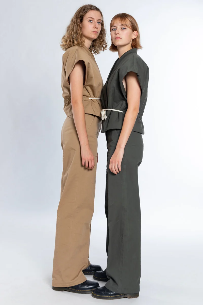 No65 weite Hose mit Taschen