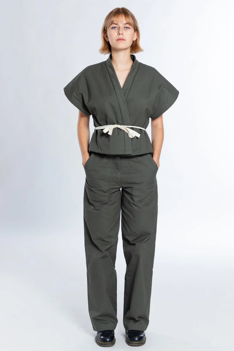 No65 weite Hose mit Taschen
