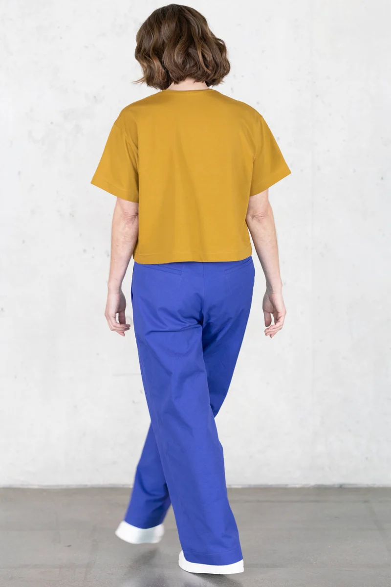 No65 weite Hose mit Taschen