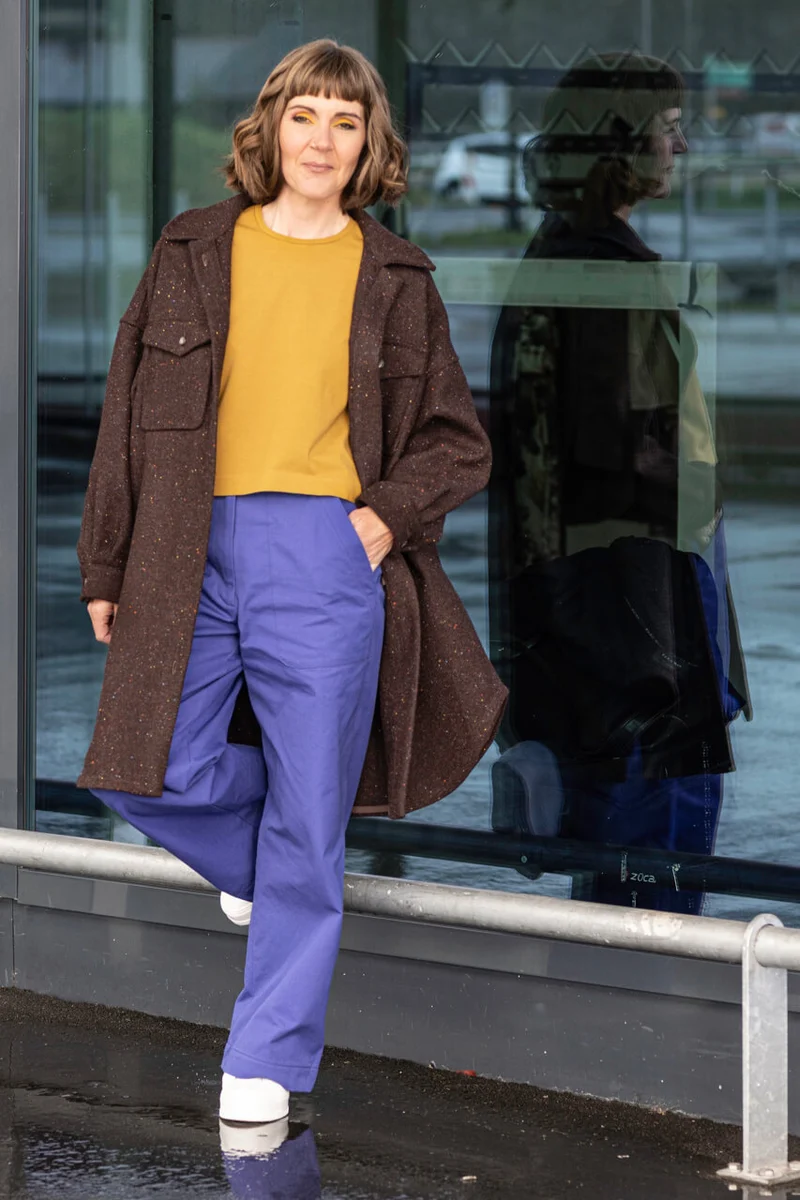 No65 weite Hose mit Taschen