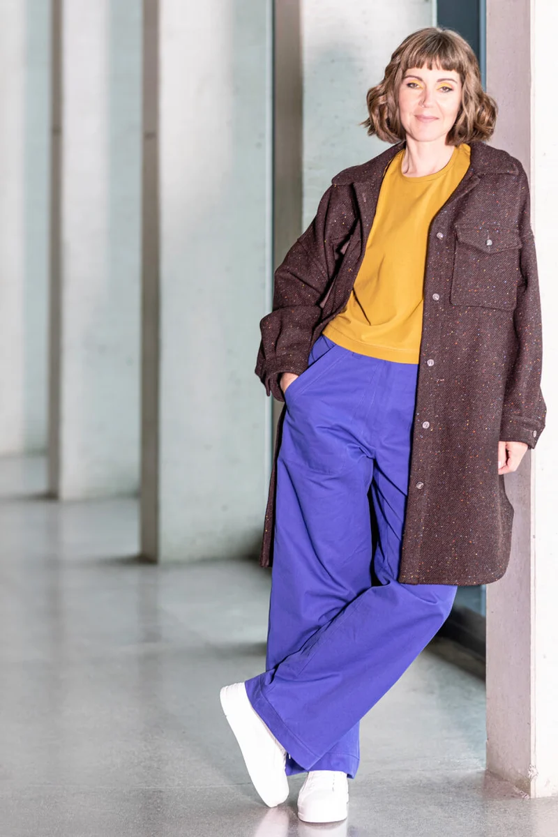 No65 weite Hose mit Taschen