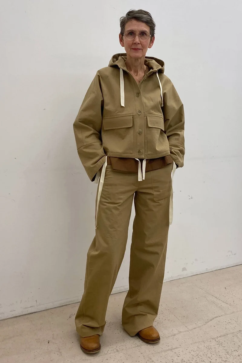 No65 weite Hose mit Taschen