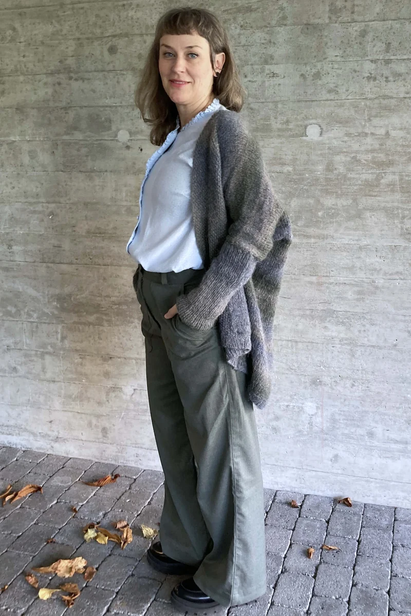 No65 weite Hose mit Taschen