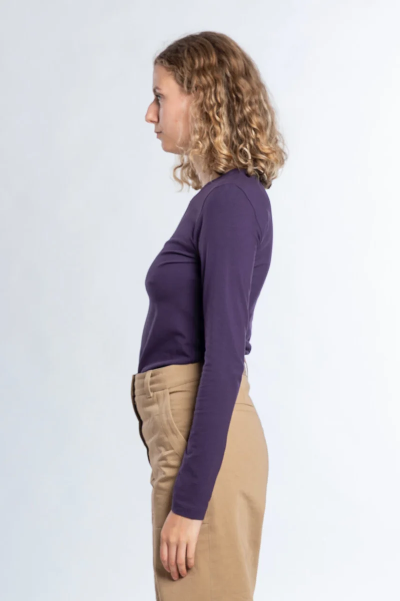 No64 Basic T-Shirt Bovin schmal
