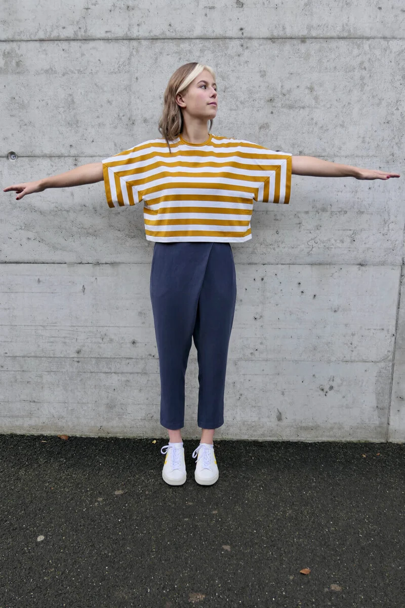 No63 T-Shirt mit Streifen