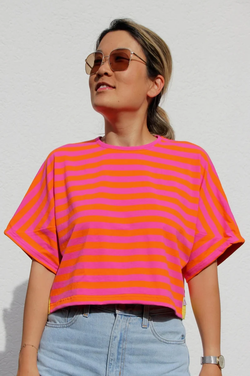 No63 T-Shirt mit Streifen