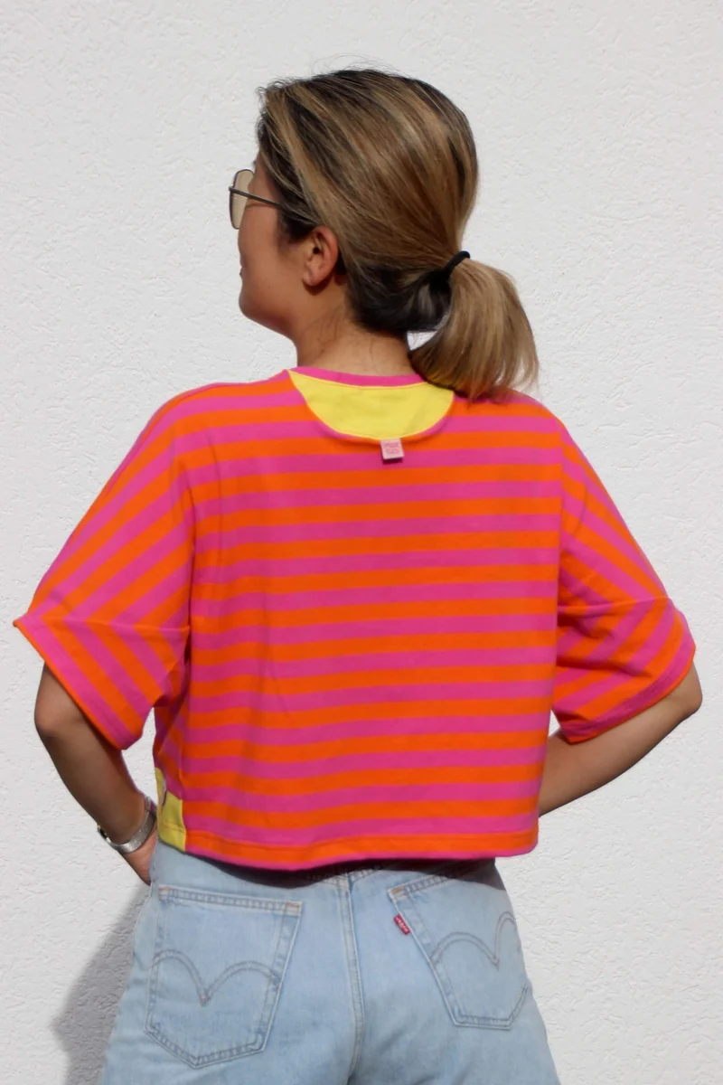 No63 T-Shirt mit Streifen