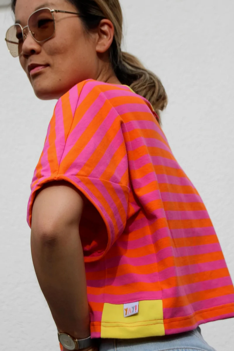 No63 T-Shirt mit Streifen