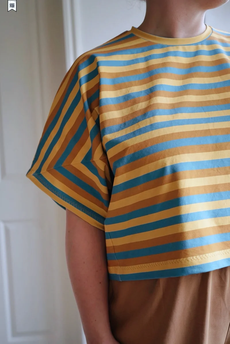 No63 T-Shirt mit Streifen
