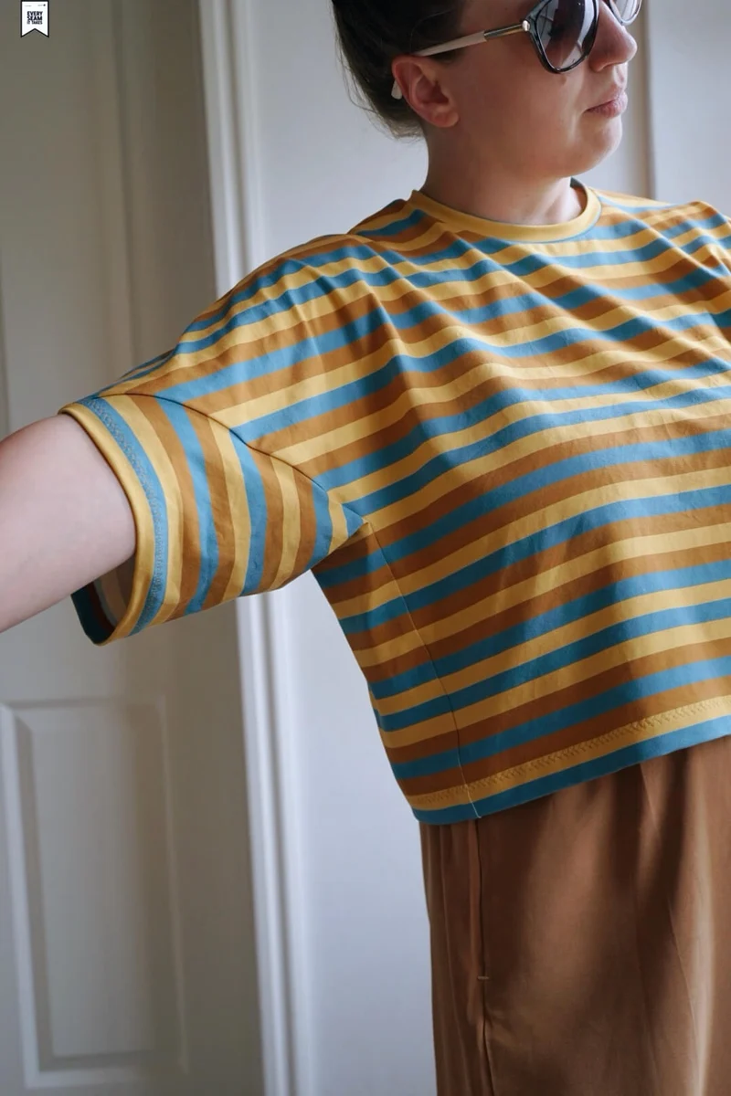 No63 T-Shirt mit Streifen
