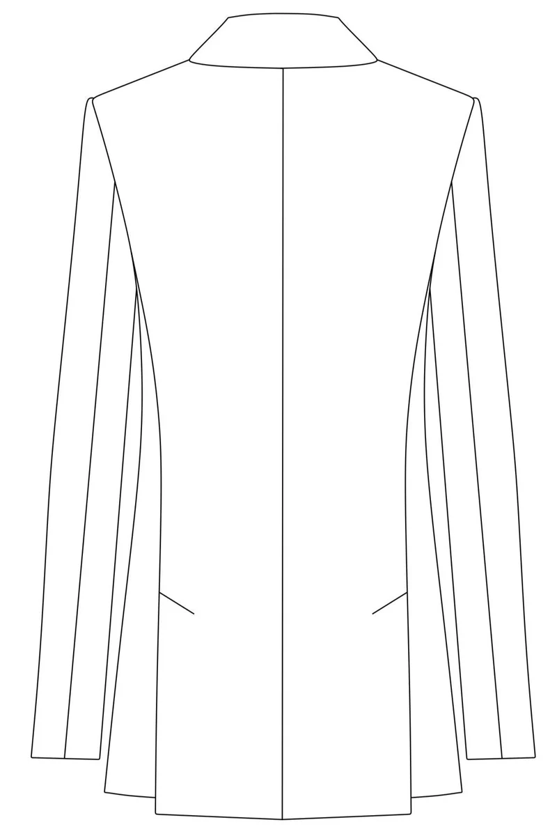 No46 Schnittmuster Longblazer