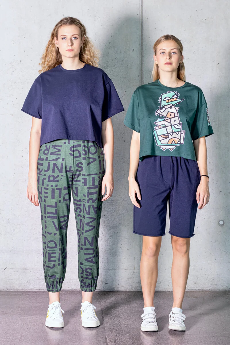 No61 Cropped T-Shirt Corvin unisex