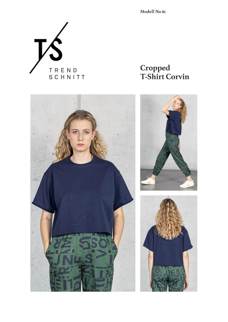 No61 Cropped T-Shirt Corvin unisex