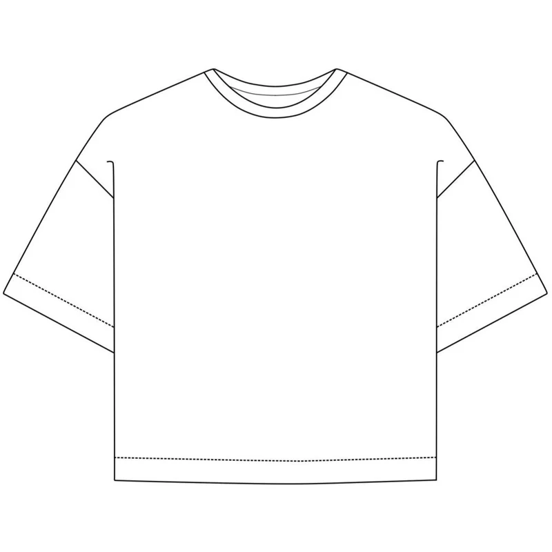 No61 Cropped T-Shirt Corvin unisex