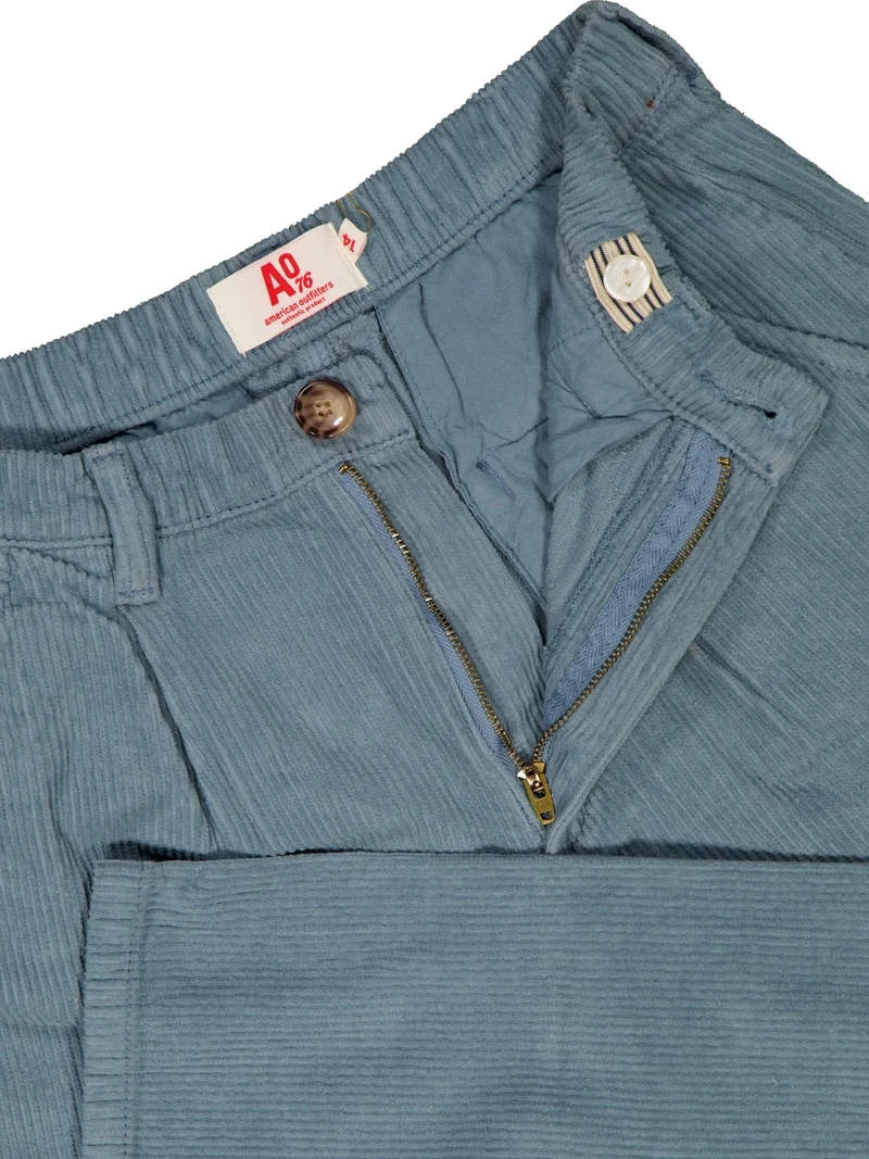 Cordhose Blau