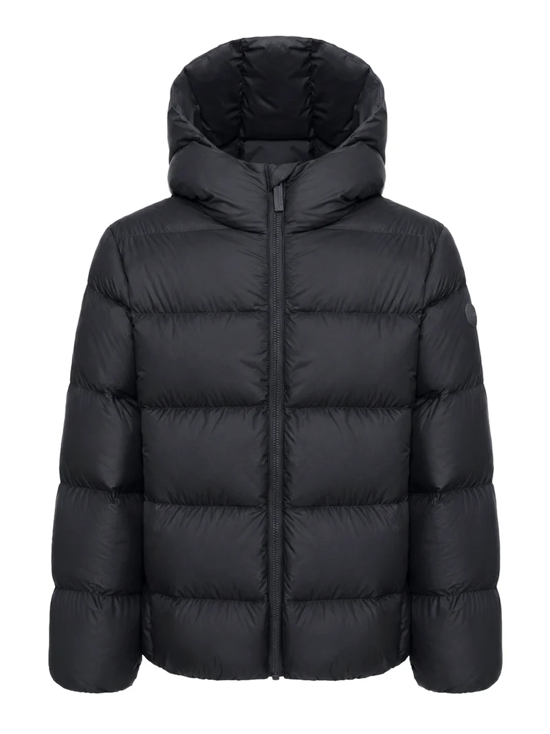 Daunenjacke Microfiber Schwarz