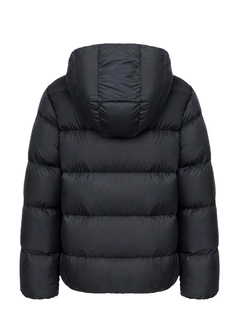 Daunenjacke Microfiber Schwarz