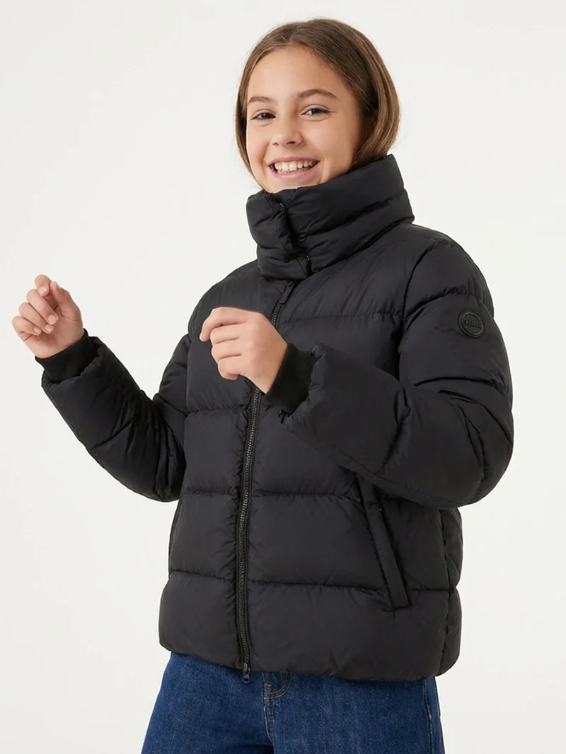 Daunenjacke Schwarz