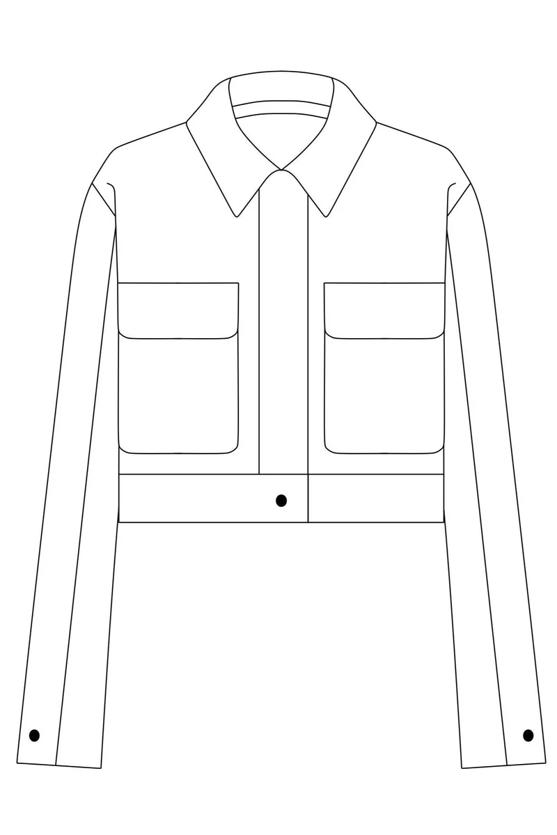 No47 kurze Workerjacke