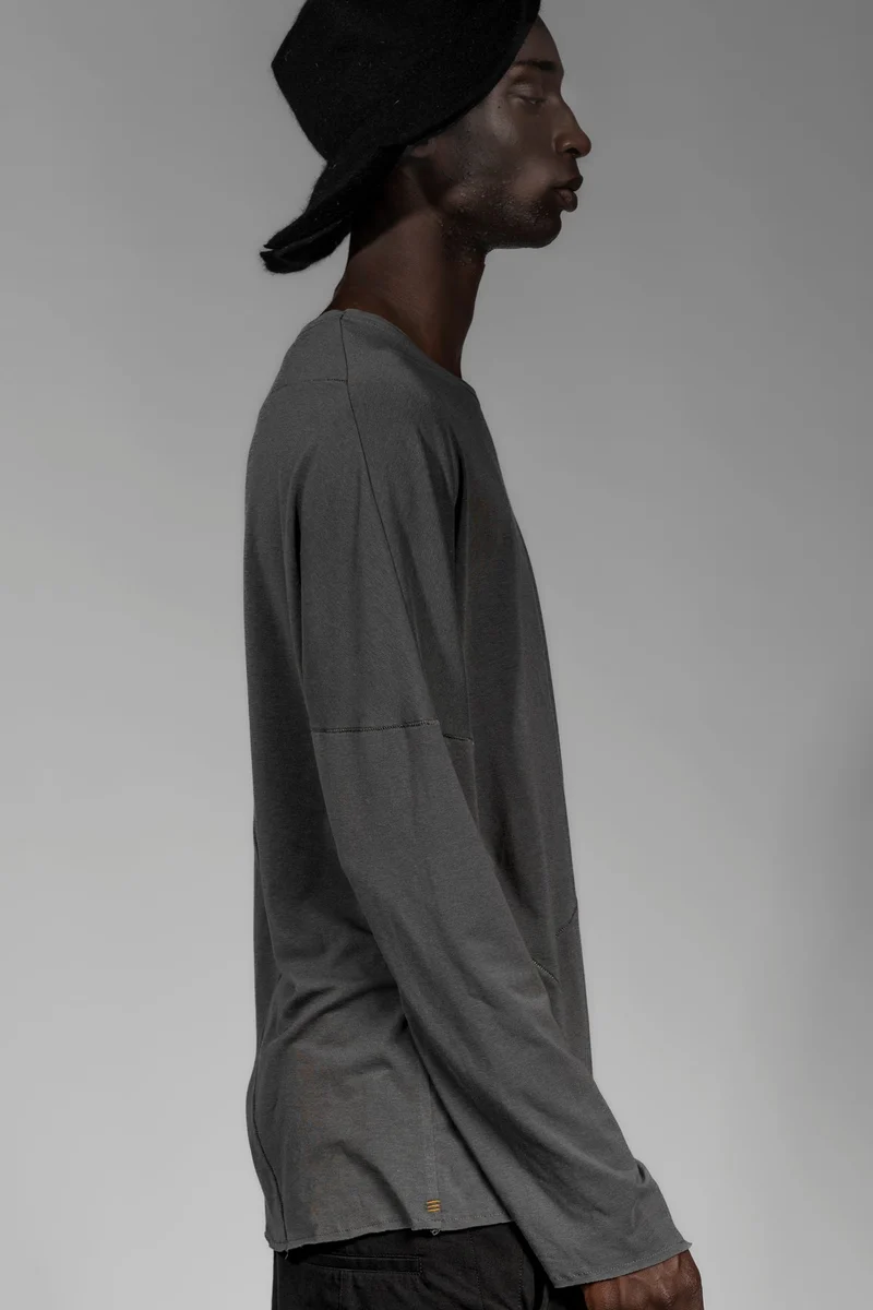 eigensinnig wien | Tolstoi | Dünner, grauer Designer Herren-Pullover