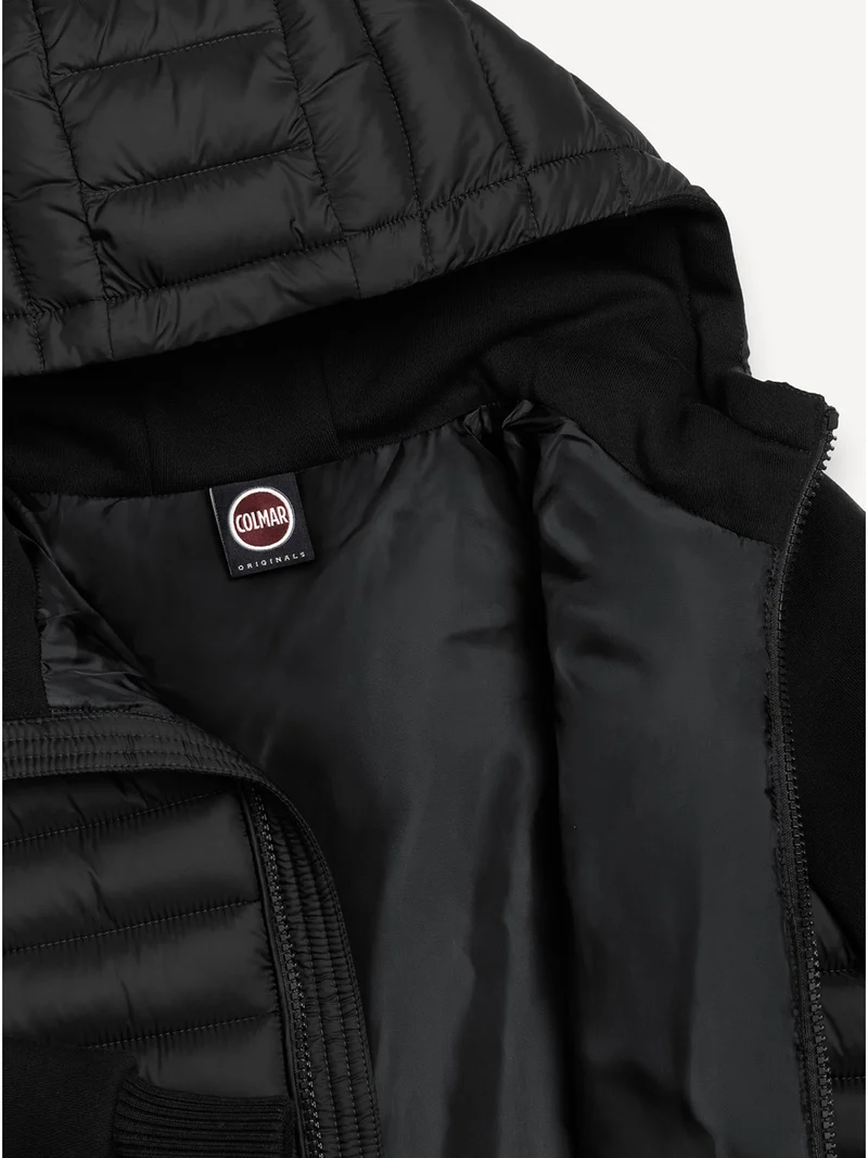 Winterjacke Multi Material Schwarz