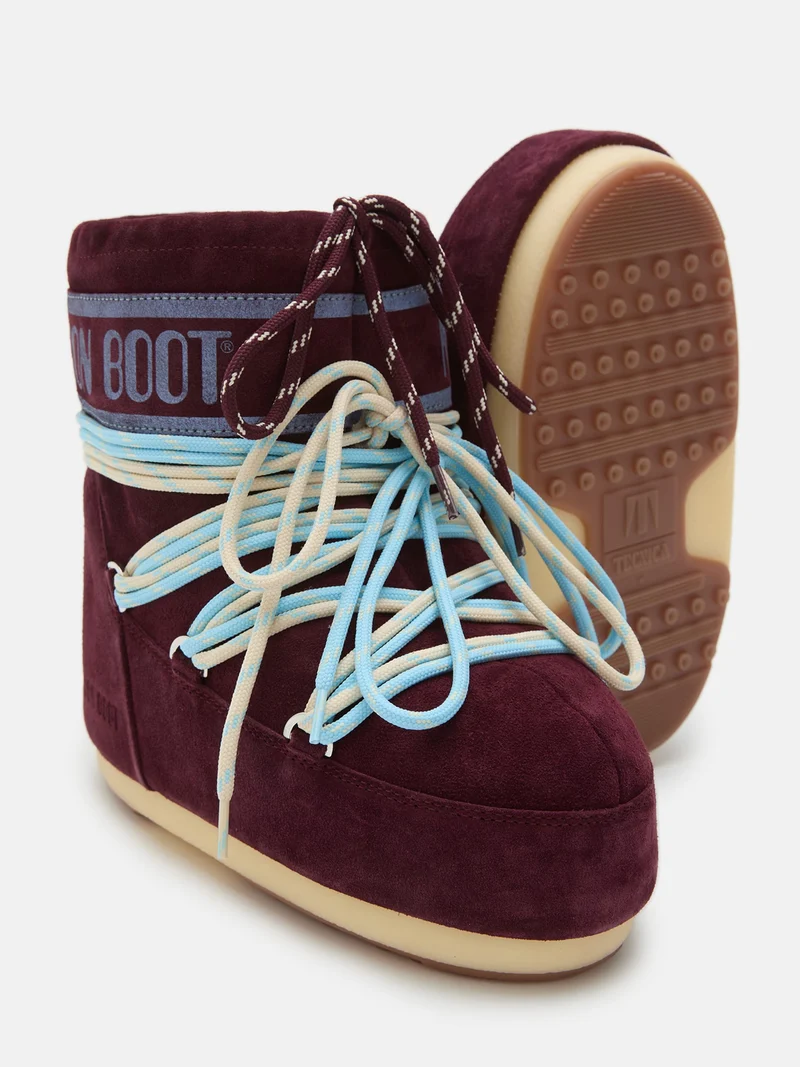 Stiefel ICON LOW SUEDE Bordeauxrot