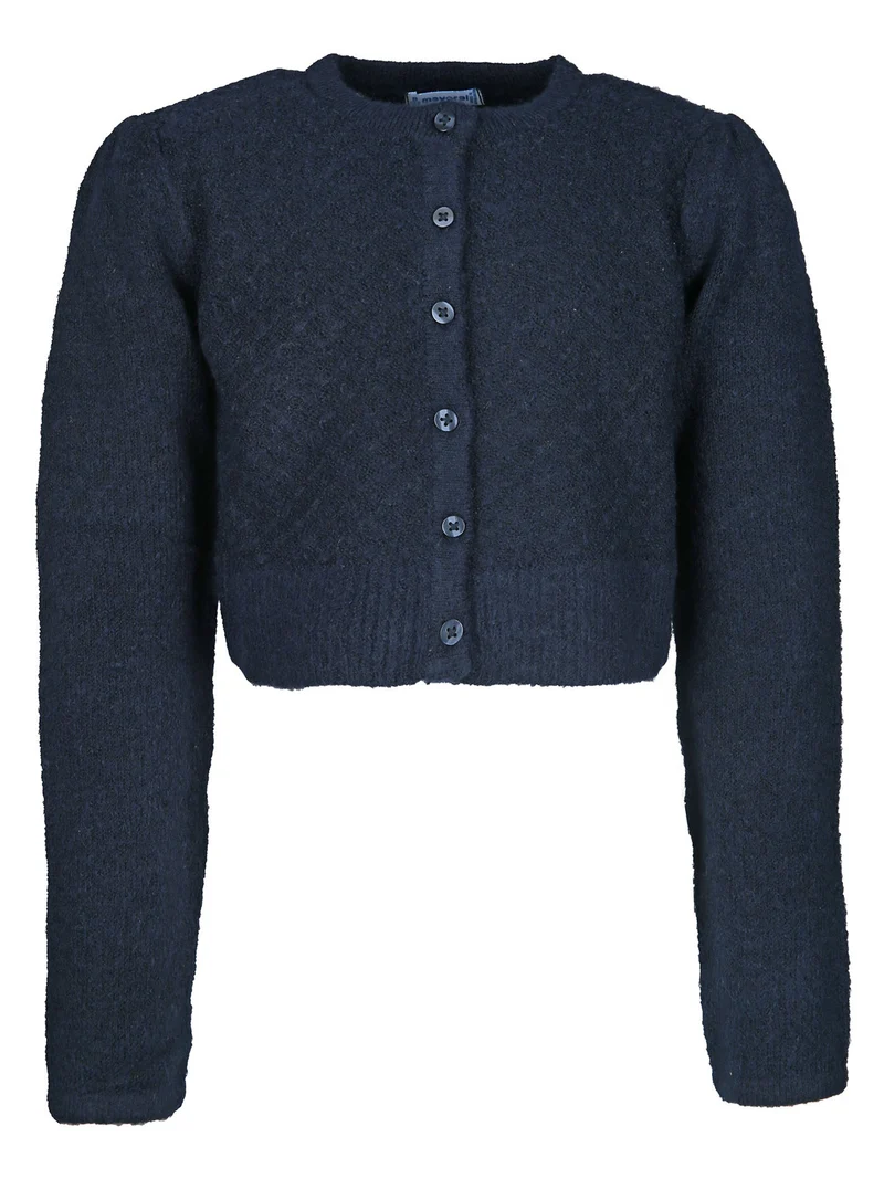 Strickjacke Marineblau