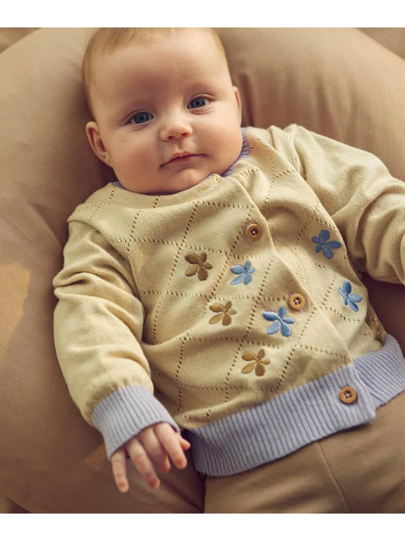 Strickjacke Cottage Beige