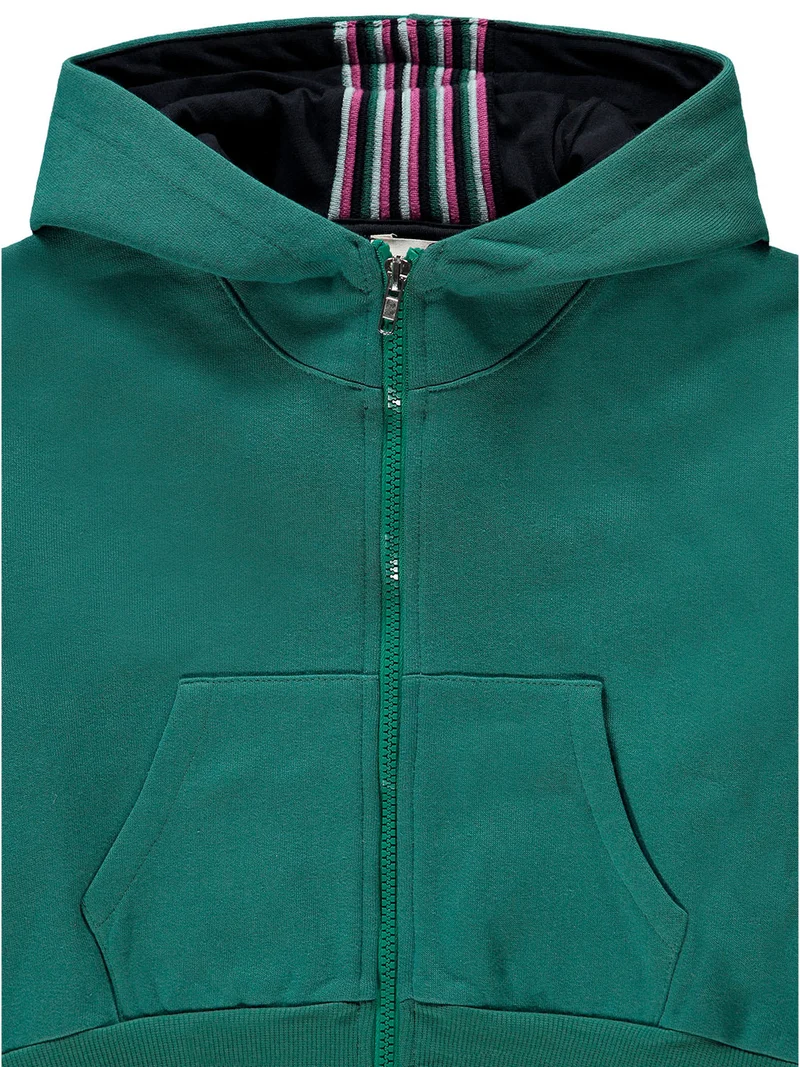Sweatjacke Grün