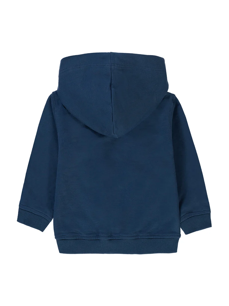 Sweatjacke Marineblau