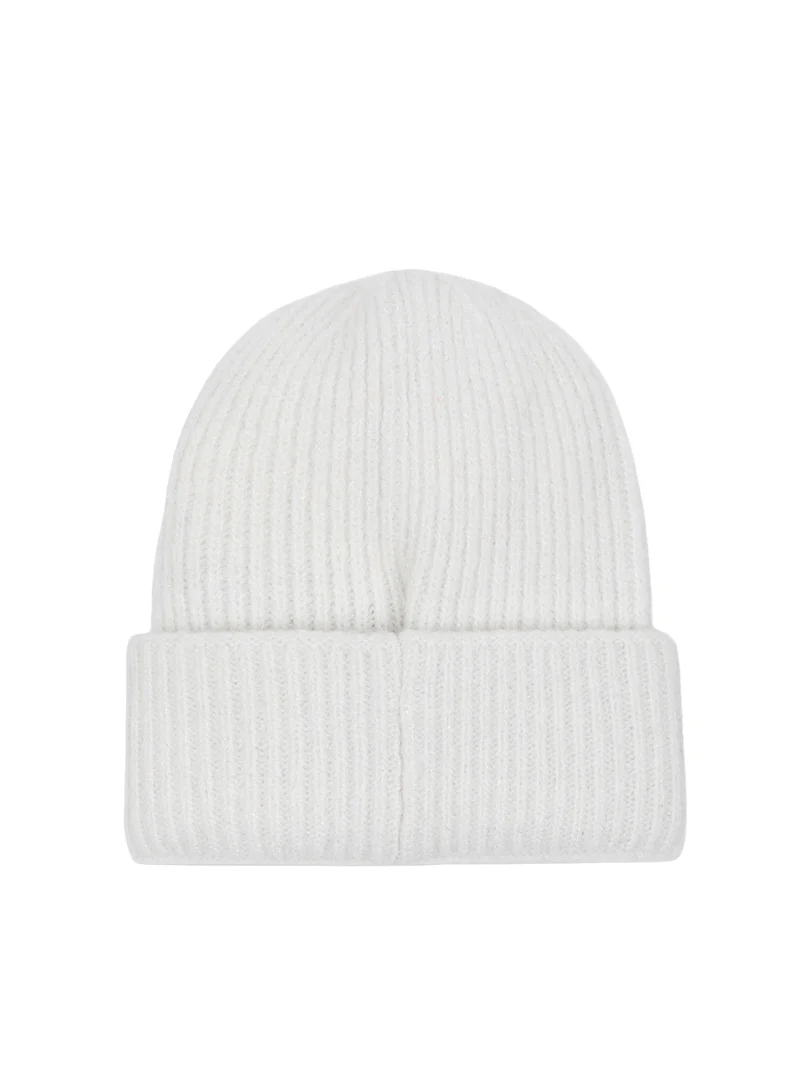 Beanie Lurex Yarn Beige