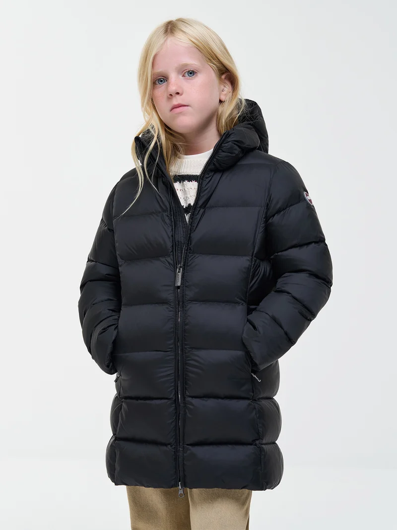 Daunenjacke Quilted Medium Lenght Schwarz