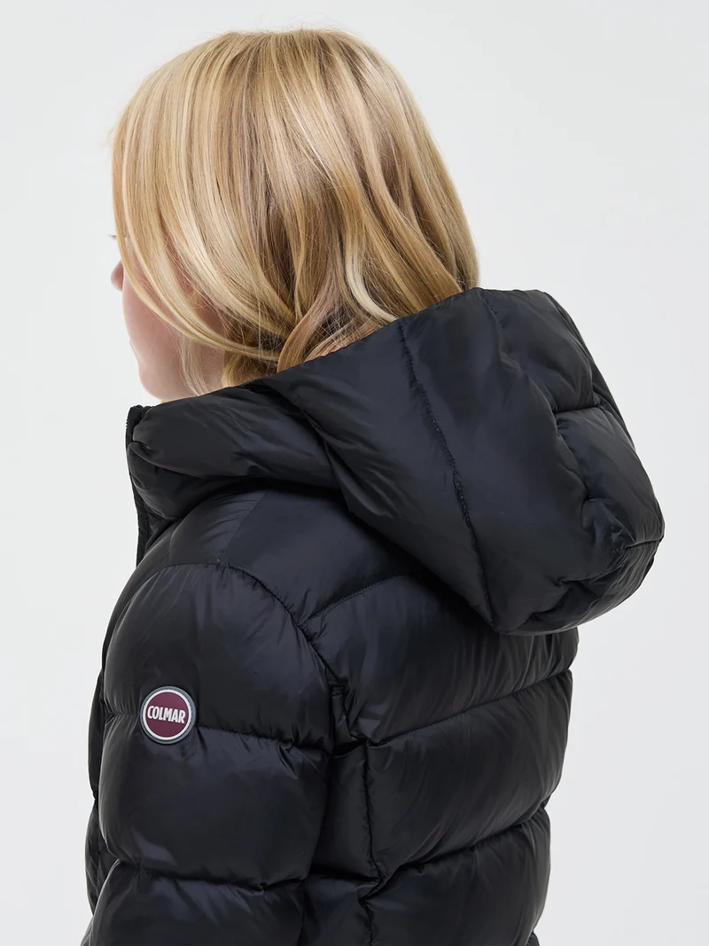 Daunenjacke Quilted Medium Lenght Schwarz