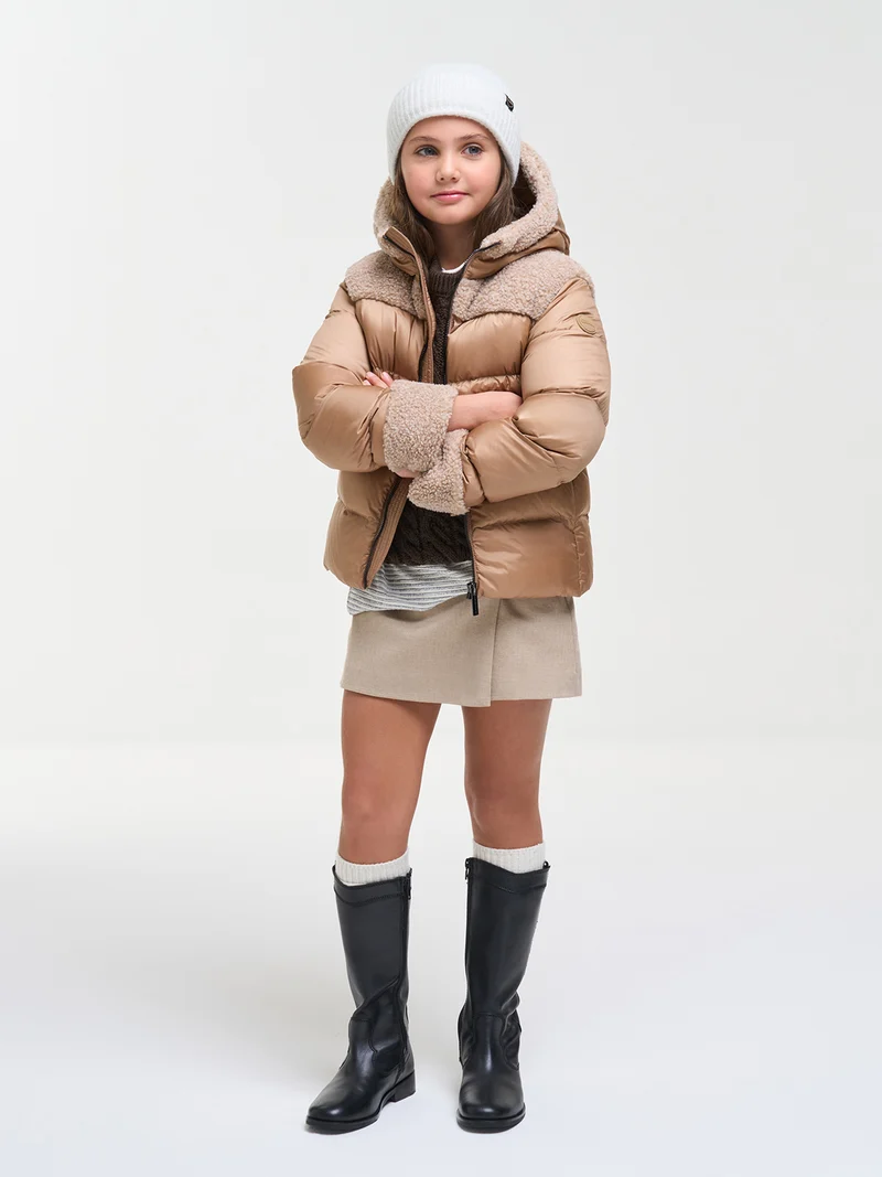 Daunenjacke Quilted Camel