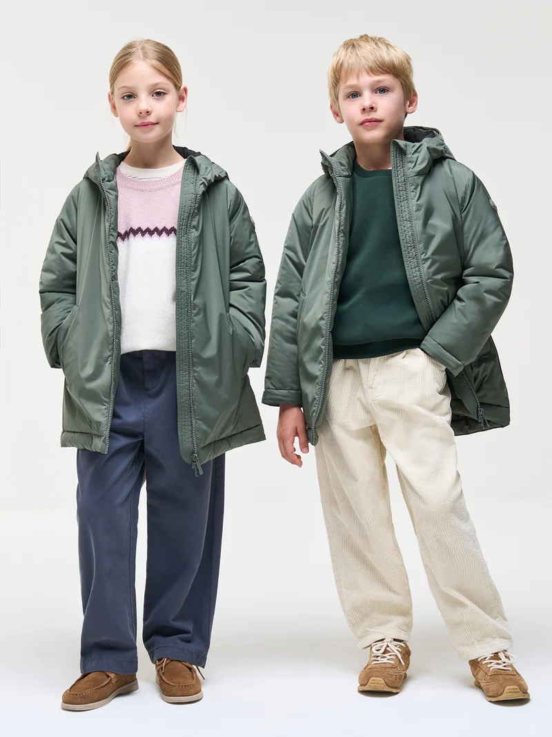 Outdoorjacke Stretch Fabric Olivgrün