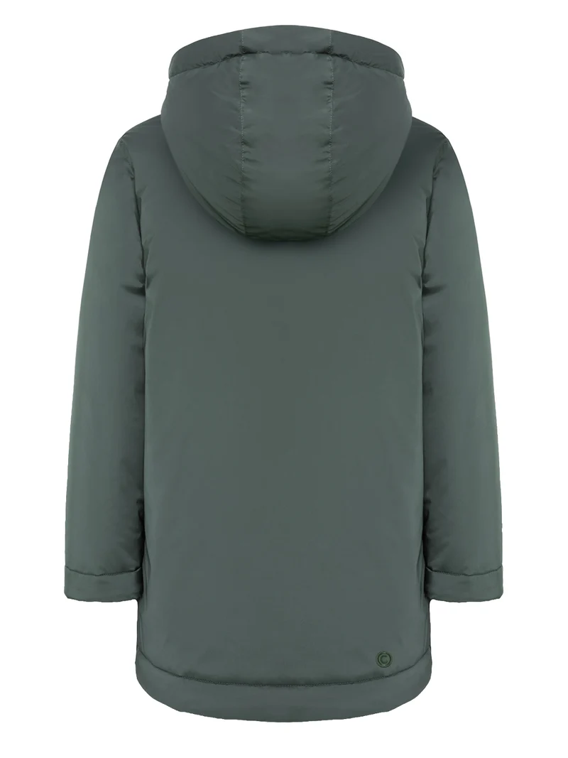 Outdoorjacke Stretch Fabric Olivgrün