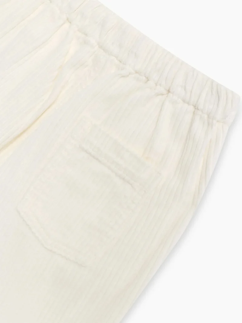 Cordhose Elio Cremeweiß