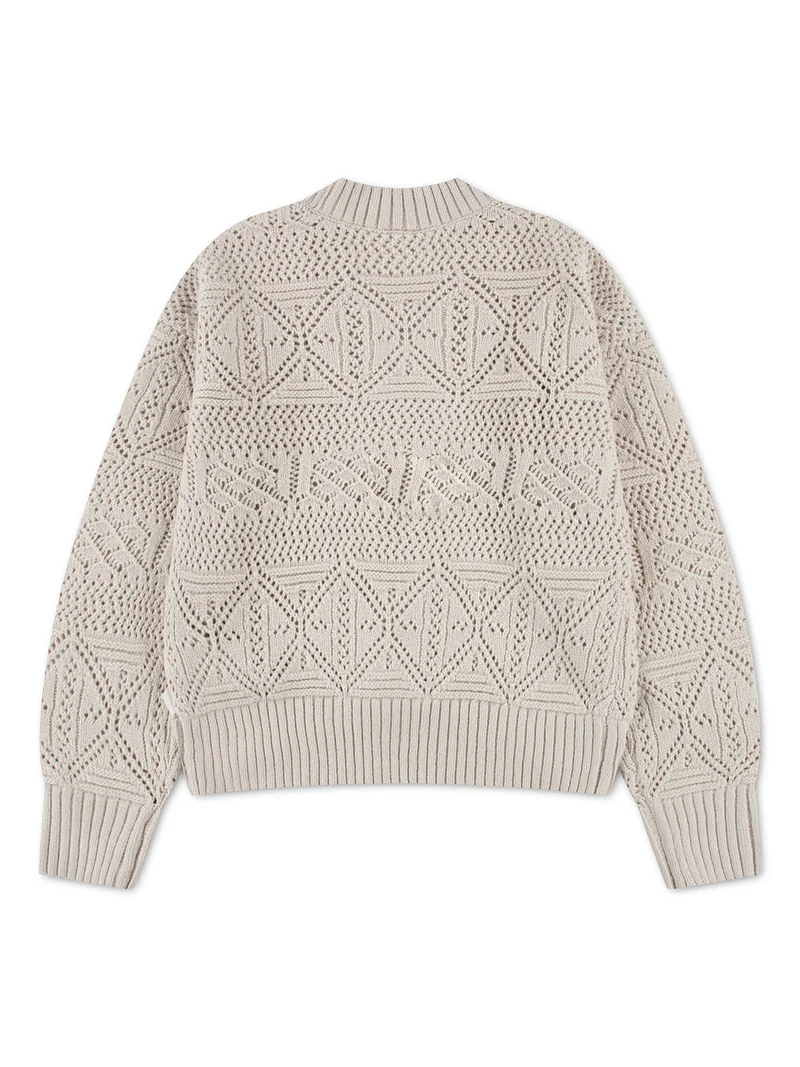Strickjacke Beige