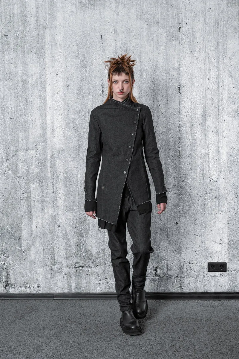 eigensinnig wien | Camus | Außergewöhnliche Jeansjacke für Damen in Grau
