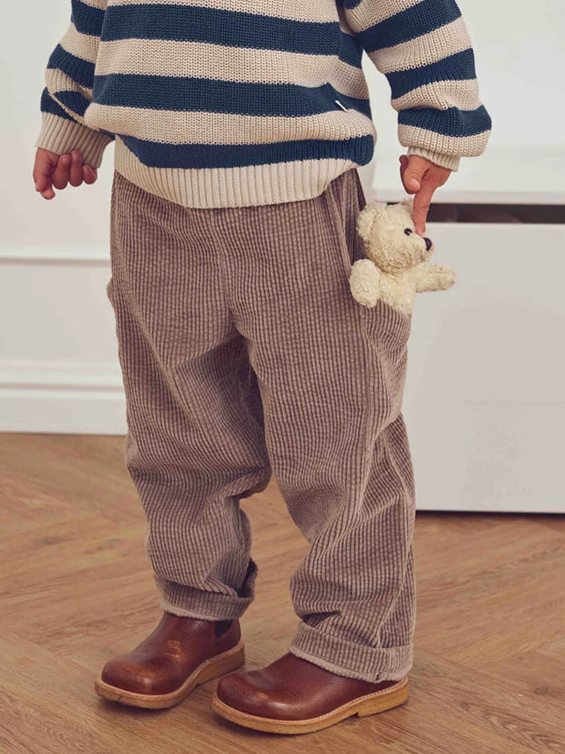 Cordhose Corduroy Beige