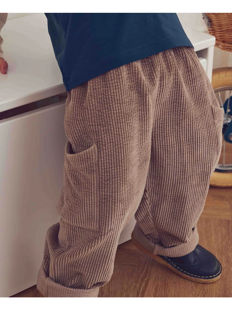 Cordhose Corduroy Beige