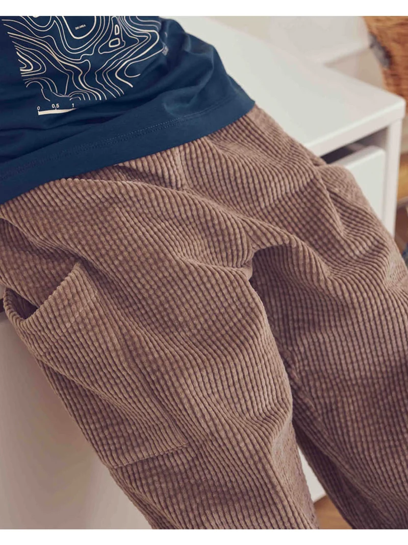 Cordhose Corduroy Beige