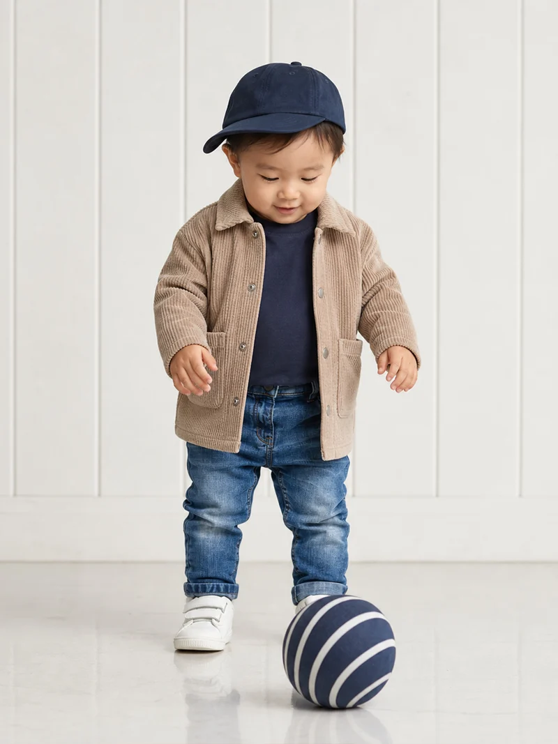 Jacke Corduroy Beige